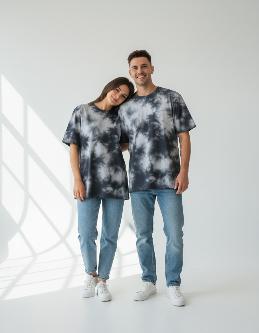 Unisex Tie Dye oversized T-shirt