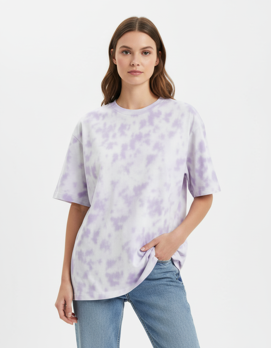 Female Tie Dye Oversized T-Shirt